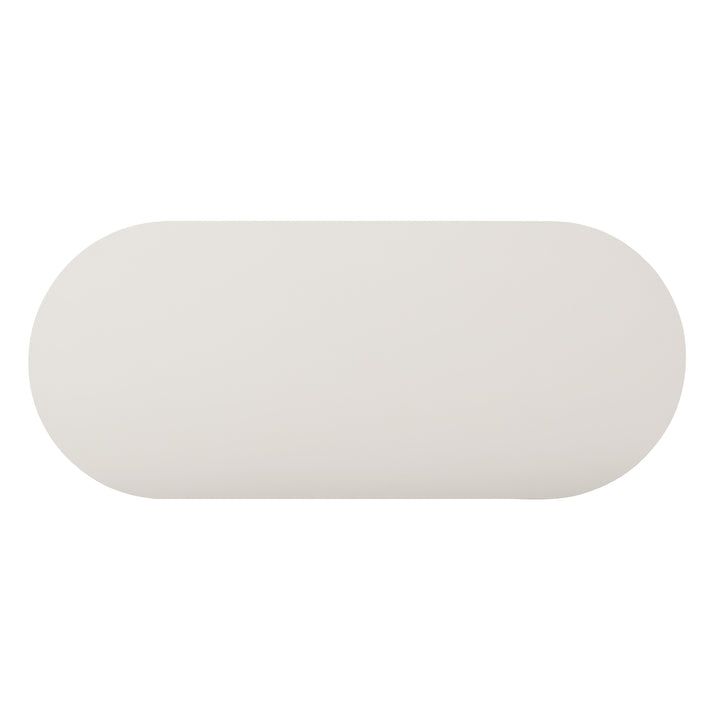 SwayLiving Bella Cream Oval Coffee Table COFFEE TABLES