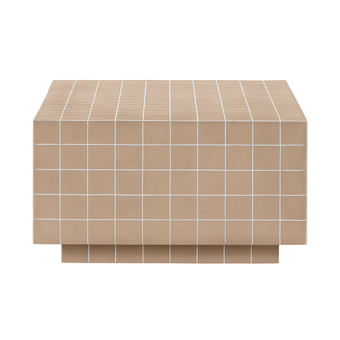 SwayLiving Mixie Taupe Tile Indoor / Outdoor Coffee Table OUTDOOR COFFEE TABLES