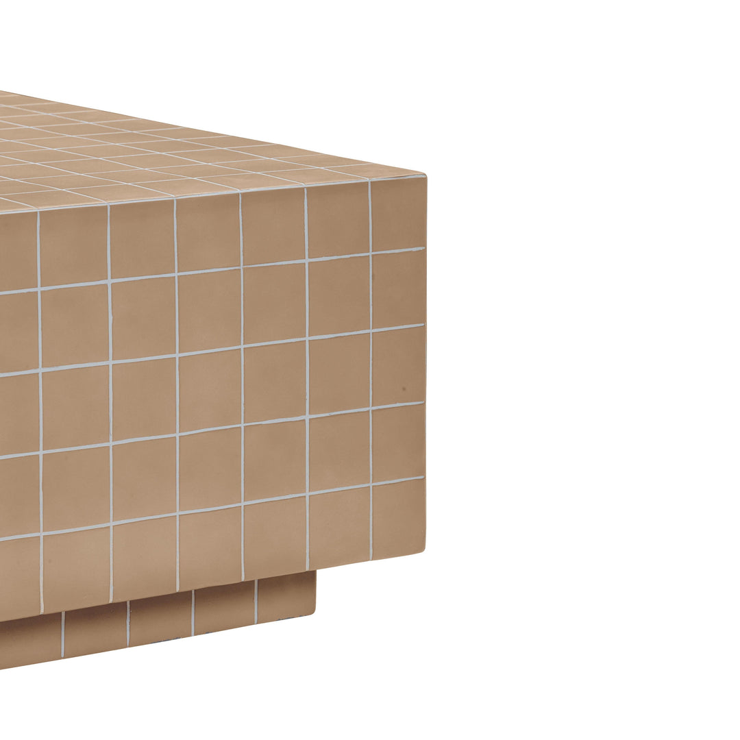 SwayLiving Mixie Taupe Tile Indoor / Outdoor Coffee Table OUTDOOR COFFEE TABLES