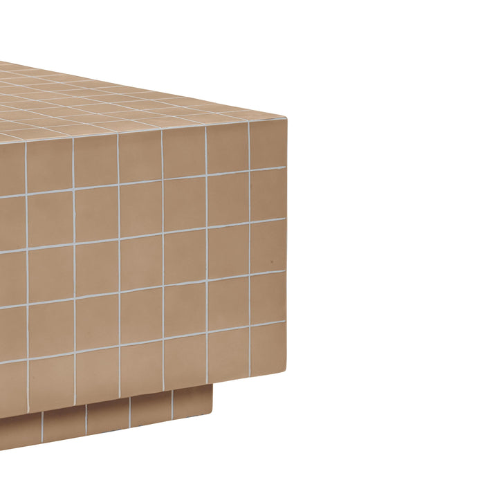 SwayLiving Mixie Taupe Tile Indoor / Outdoor Coffee Table OUTDOOR COFFEE TABLES
