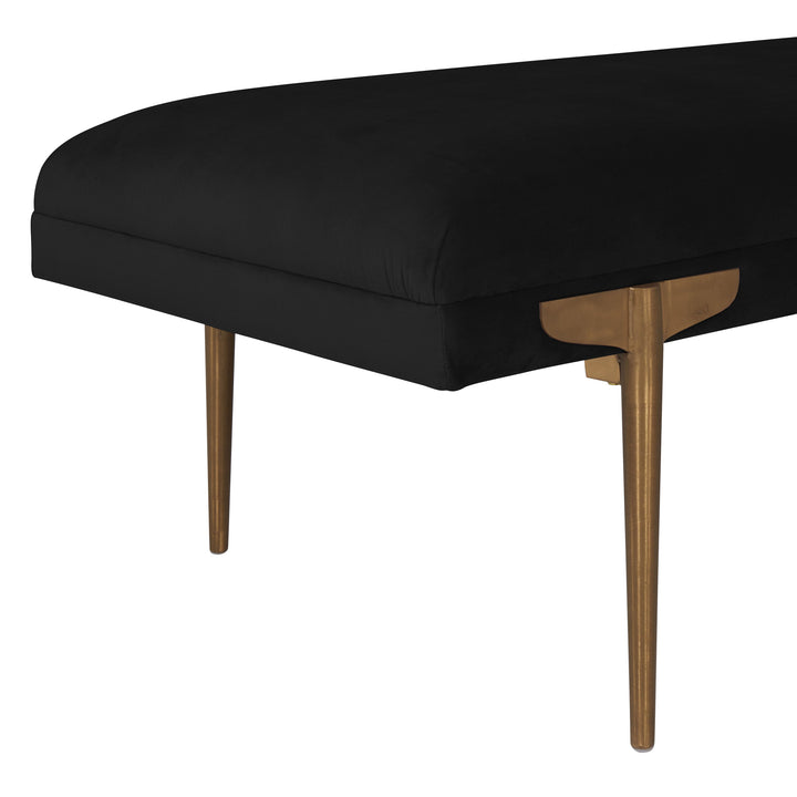 SwayLiving Brno Black Velvet Bench BENCHES