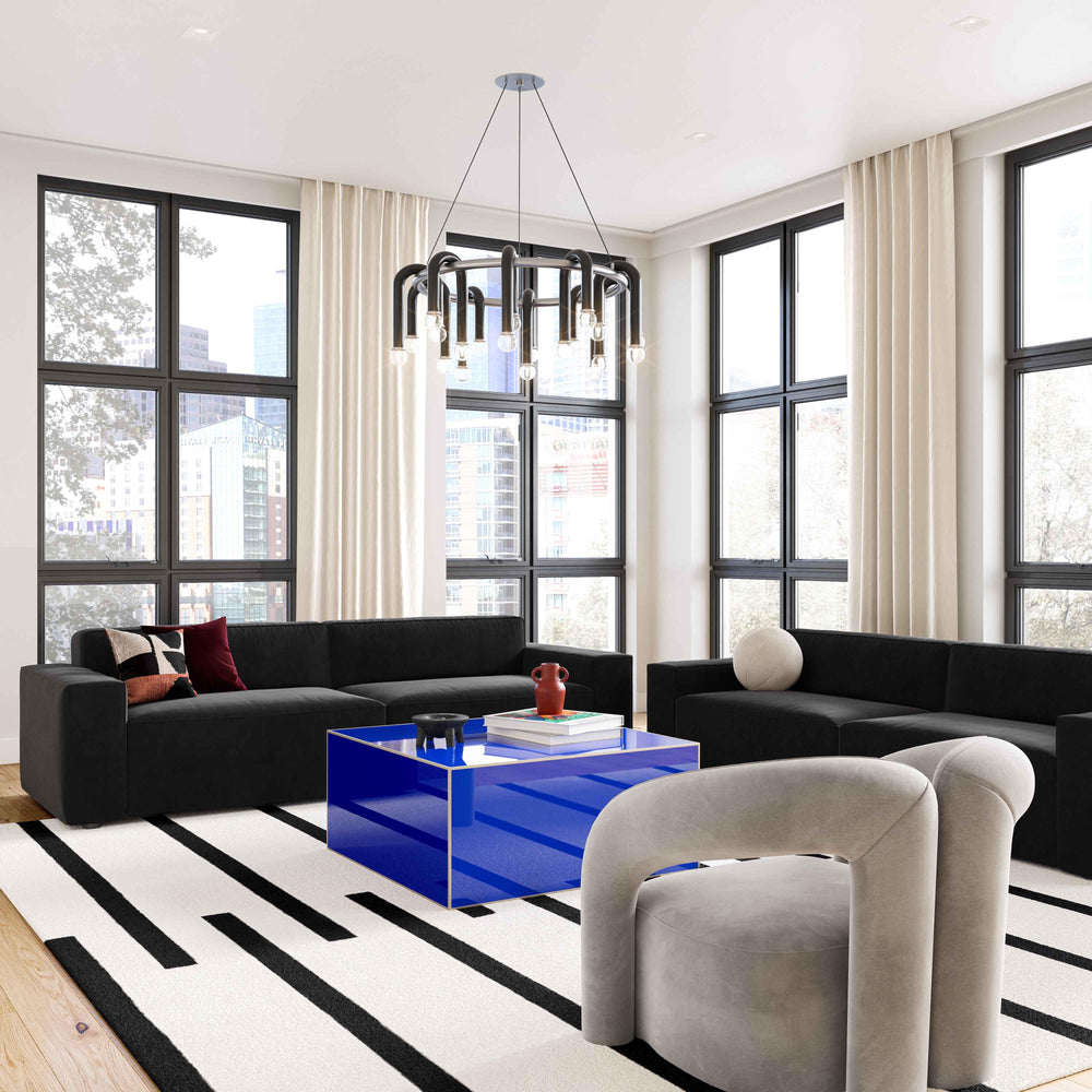 SwayLiving Havana Blue Coffee Table COFFEE TABLES