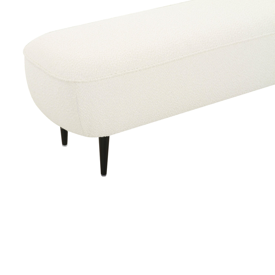 SwayLiving Denise Cream Boucle Bench BENCHES