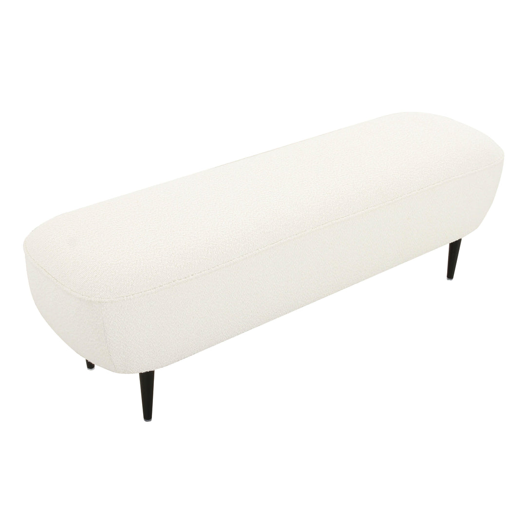 SwayLiving Denise Cream Boucle Bench BENCHES