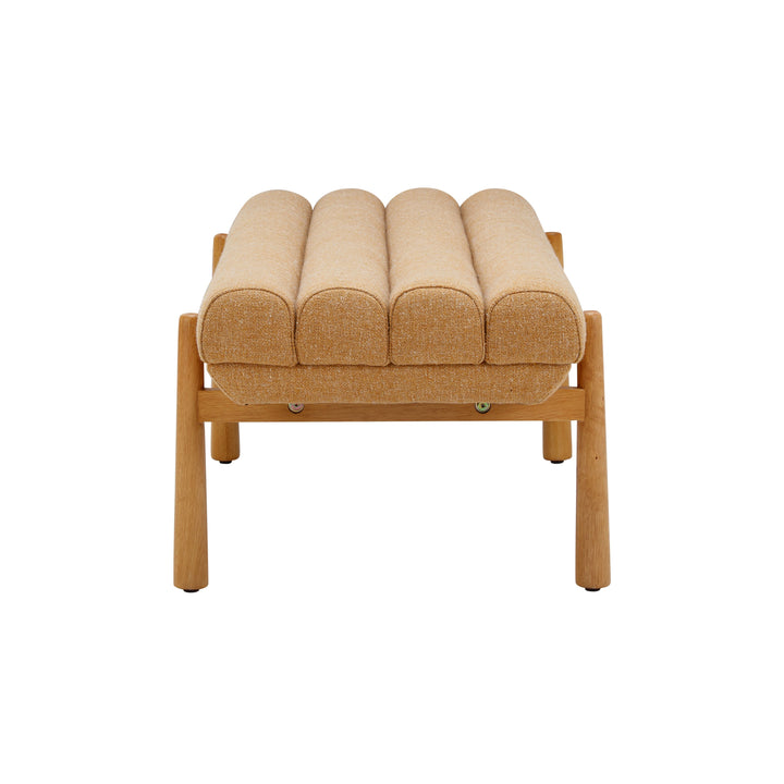 SwayLiving Julianna Sunflower Yellow Heavy Linen Bench BENCHES