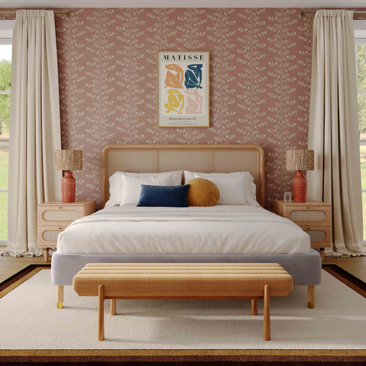 SwayLiving Julianna Sunflower Yellow Heavy Linen Bench BENCHES