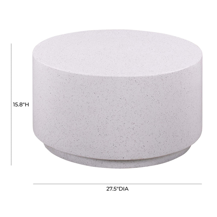 SwayLiving Terrazzo Light Speckled Coffee Table OUTDOOR COFFEE TABLES