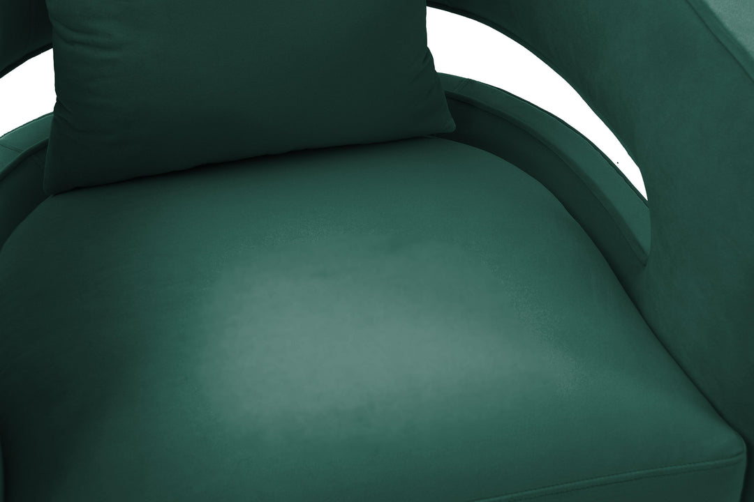 SwayLiving Kennedy Forest Green Swivel Chair ACCENT + LOUNGE CHAIRS
