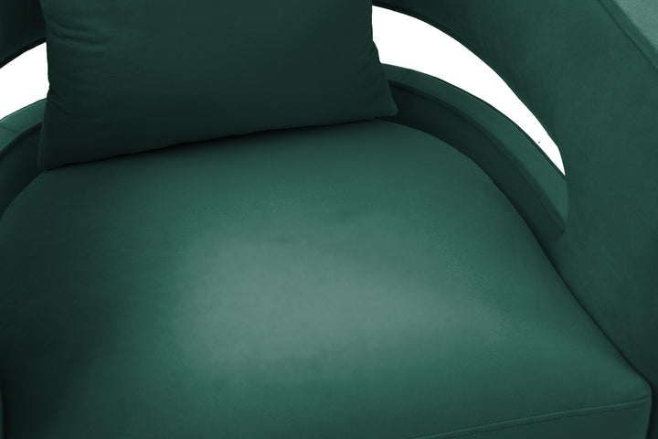 SwayLiving Kennedy Forest Green Swivel Chair ACCENT + LOUNGE CHAIRS