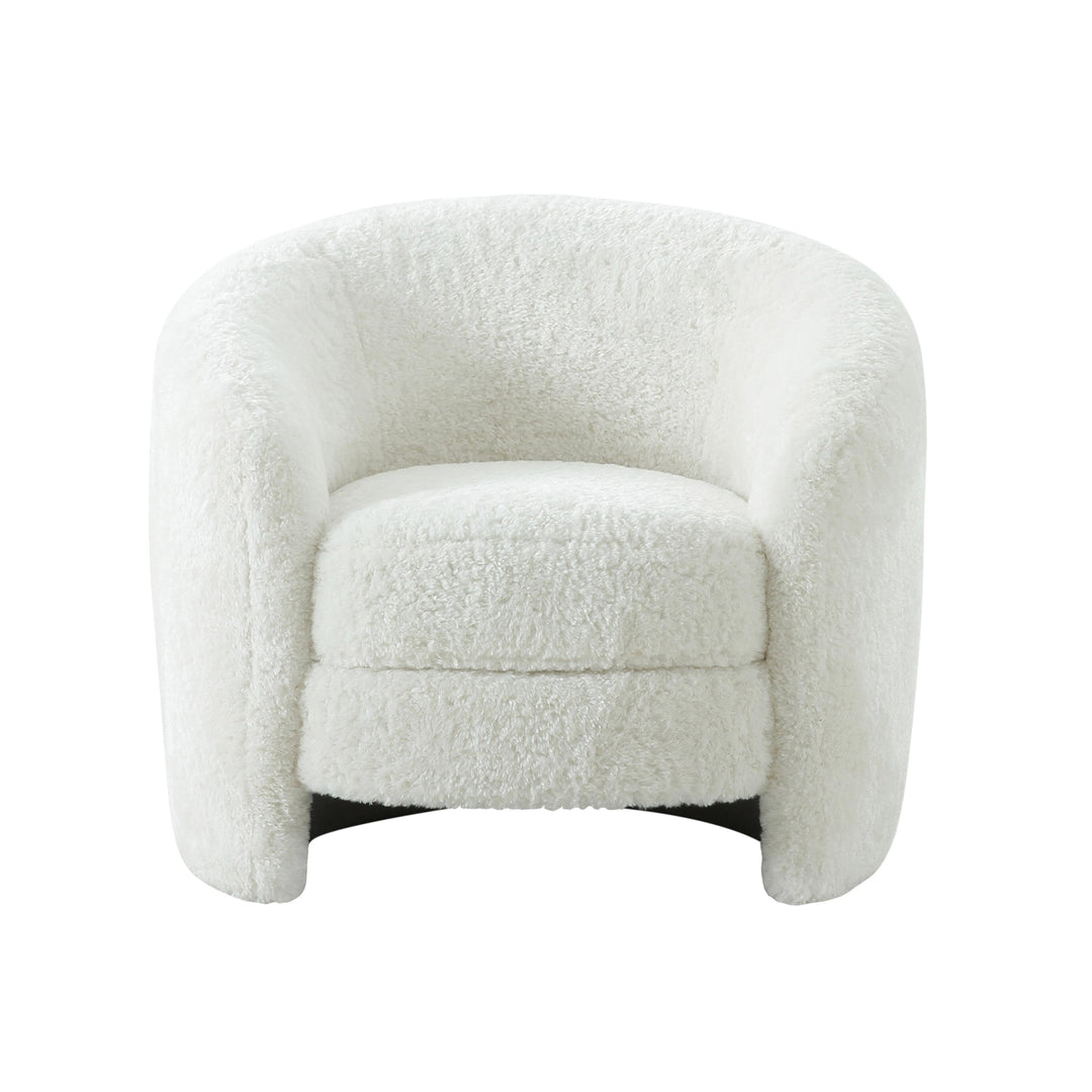 SwayLiving Dakota Faux Shearling Armchair ACCENT + LOUNGE CHAIRS
