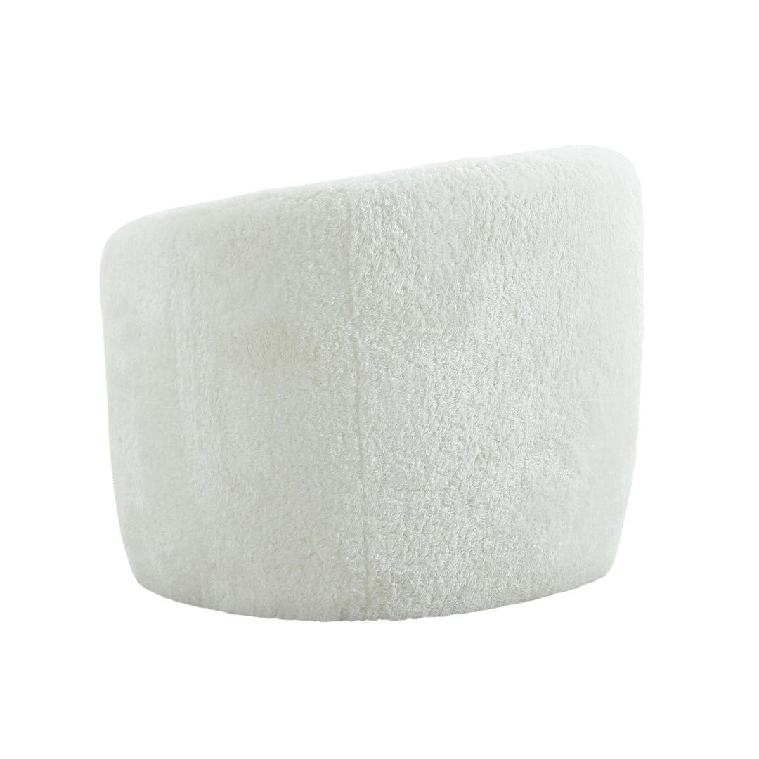 SwayLiving Dakota Faux Shearling Armchair ACCENT + LOUNGE CHAIRS