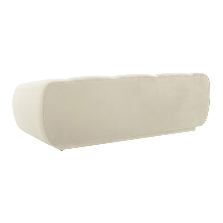 SwayLiving Emmet Cream Velvet Sofa SOFAS + SECTIONALS