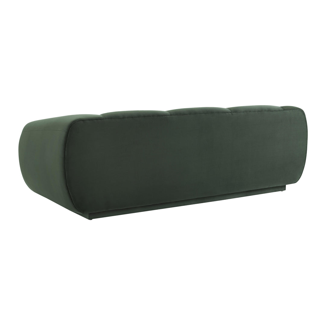 SwayLiving Emmet Forest Green Velvet Sofa SOFAS + SECTIONALS