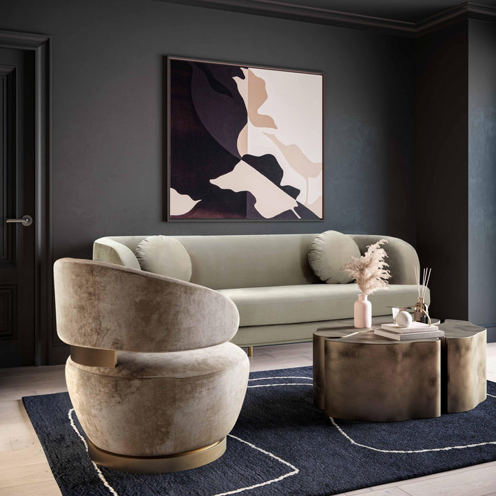 SwayLiving Austin Champagne Chair ACCENT + LOUNGE CHAIRS