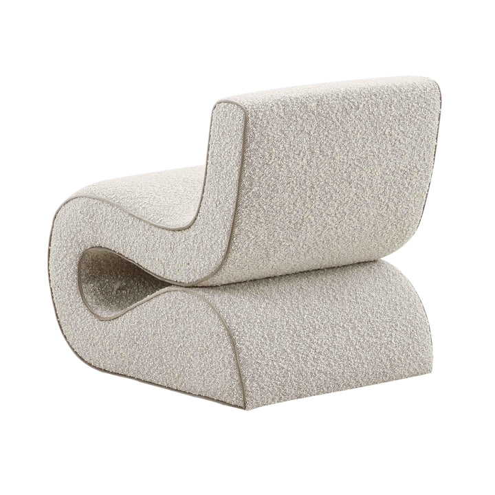 SwayLiving Senna Speckled Grey Boucle Accent Chair ACCENT + LOUNGE CHAIRS