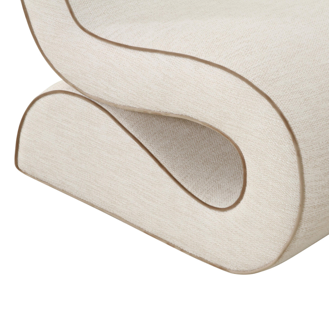 SwayLiving Senna Cream Basketweave Accent Chair ACCENT + LOUNGE CHAIRS