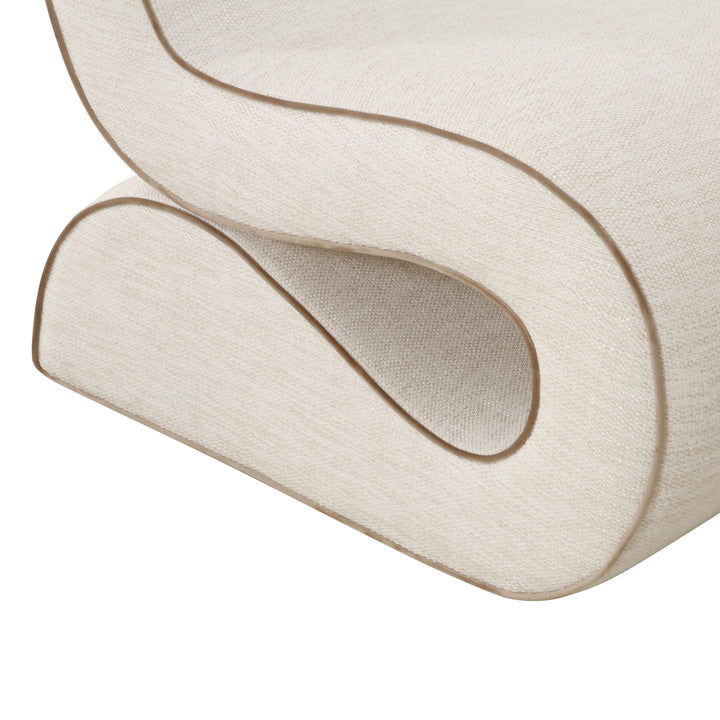 SwayLiving Senna Cream Basketweave Accent Chair ACCENT + LOUNGE CHAIRS