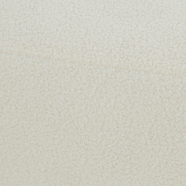 SwayLiving Calliope Cream Vegan Shearling Modular Corner Chair ACCENT + LOUNGE CHAIRS