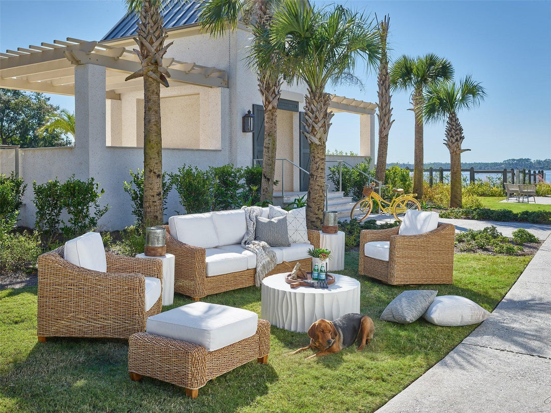 SwayLiving Outdoor Geneva Cast Concrete Cocktail Table OUTDOOR COFFEE TABLES