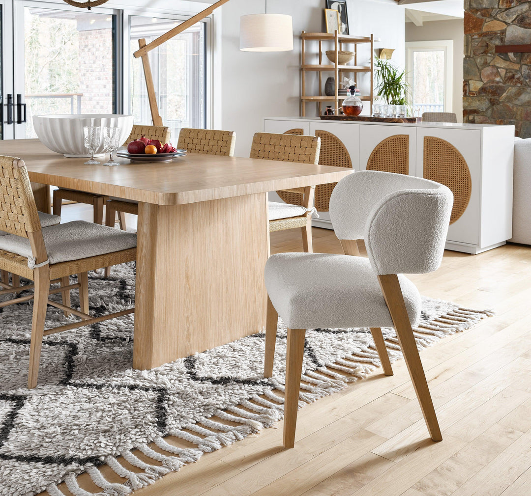 SwayLiving Modern Nomad Upholstered Side chair - Set of 2 DINING CHAIRS