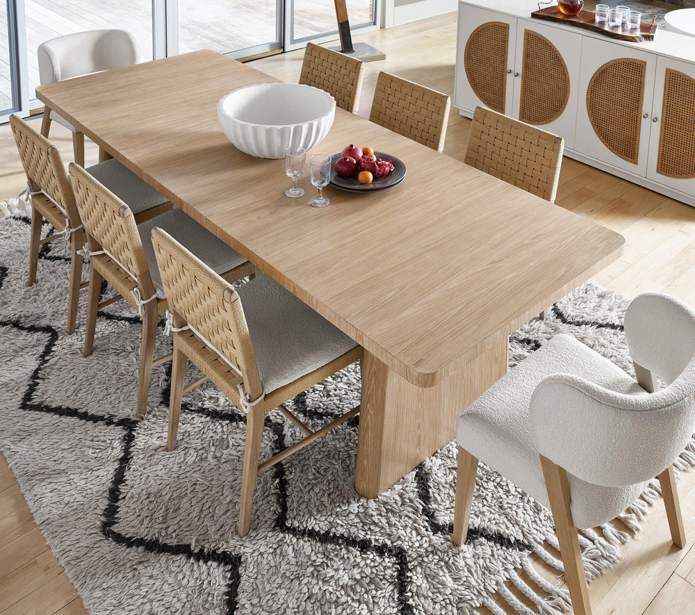 SwayLiving Modern Nomad Rectangular Dining Table DINING TABLES