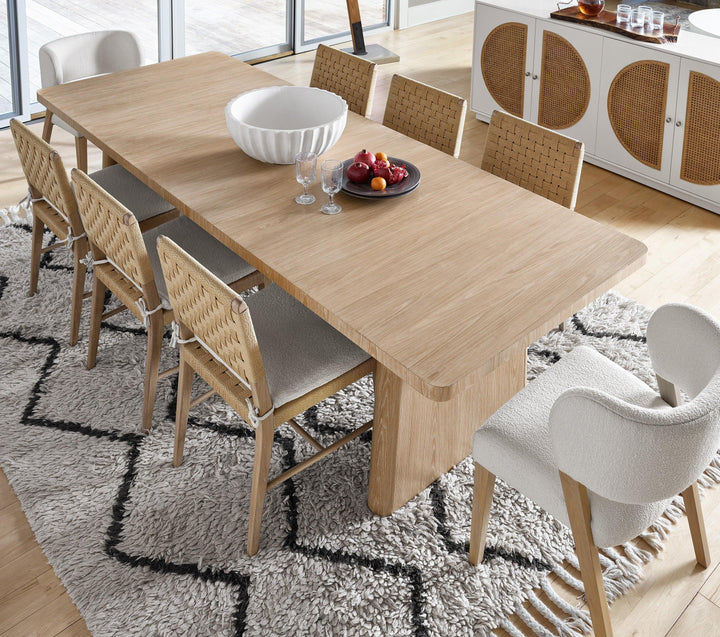 SwayLiving Modern Nomad Rectangular Dining Table DINING TABLES