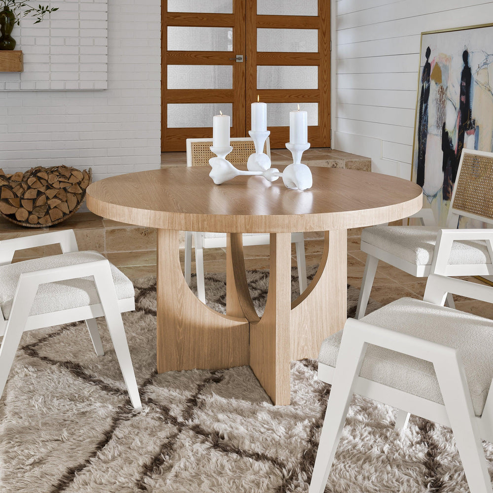 SwayLiving Modern Nomad Round Dining Table DINING TABLES