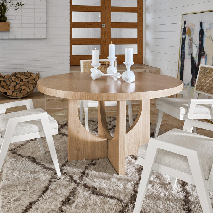 SwayLiving Modern Nomad Round Dining Table DINING TABLES