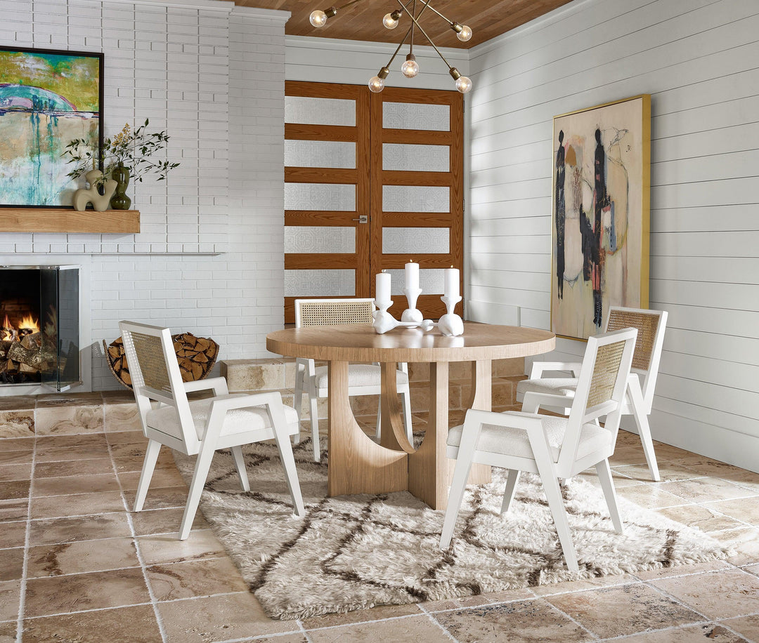 SwayLiving Modern Nomad Round Dining Table DINING TABLES