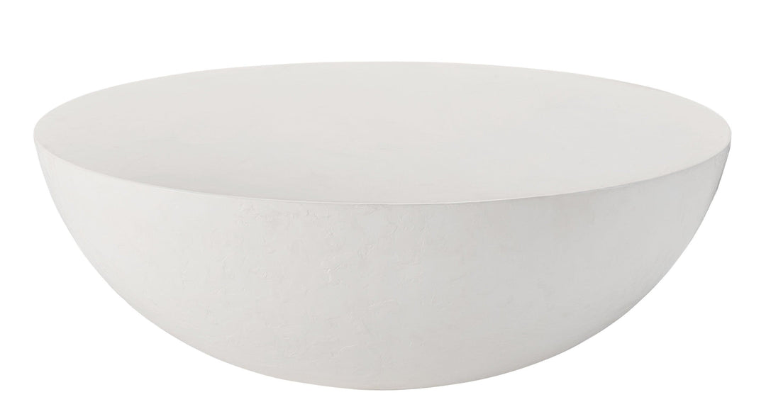 SwayLiving Modern Nomad Round Textured Cocktail Table COFFEE TABLES