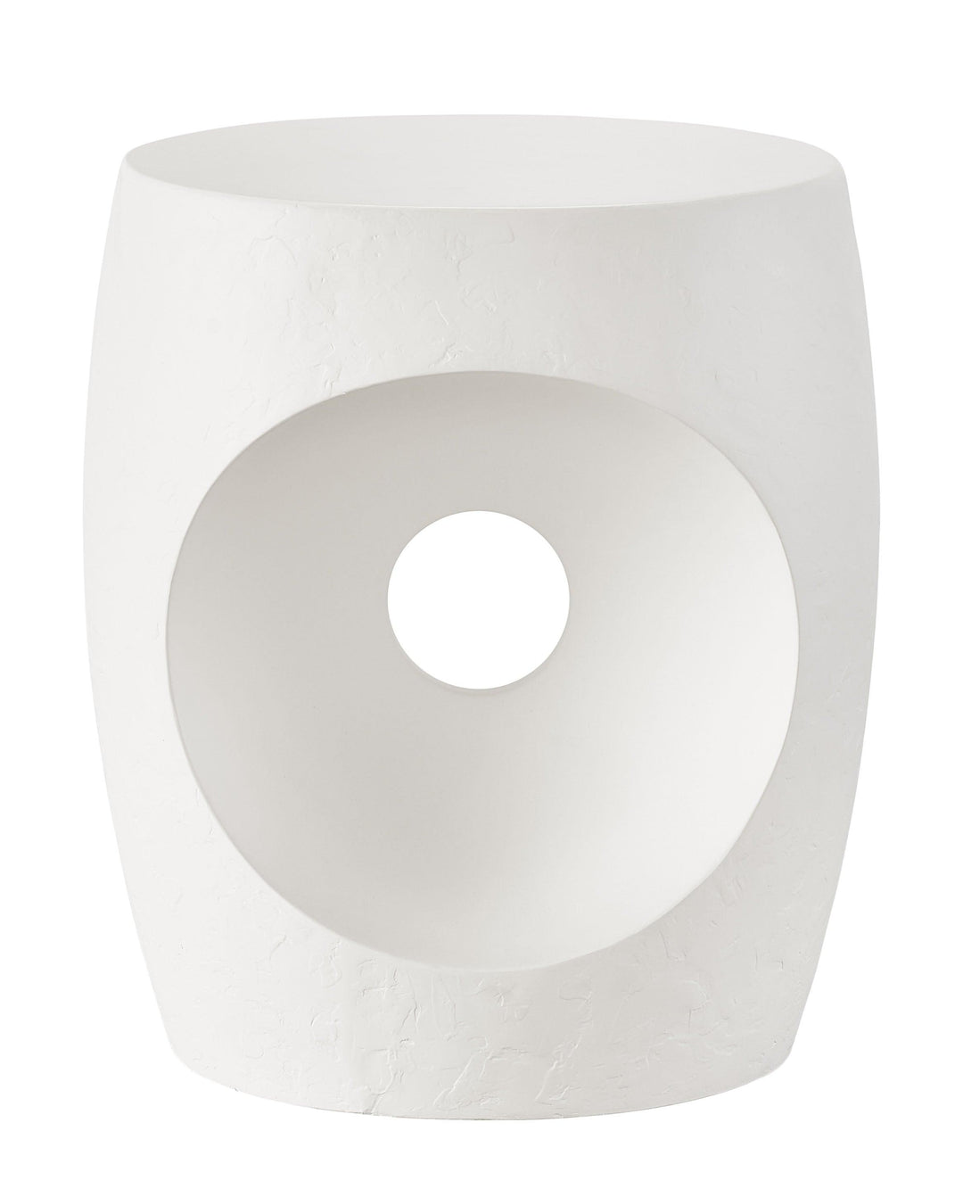 SwayLiving Modern Nomad Oval Textured Accent Table ACCENT TABLES