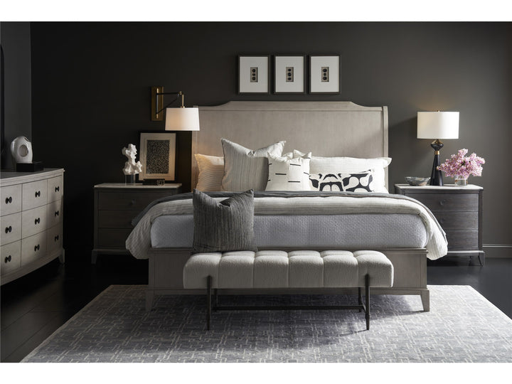 Sleigh Platform Bed