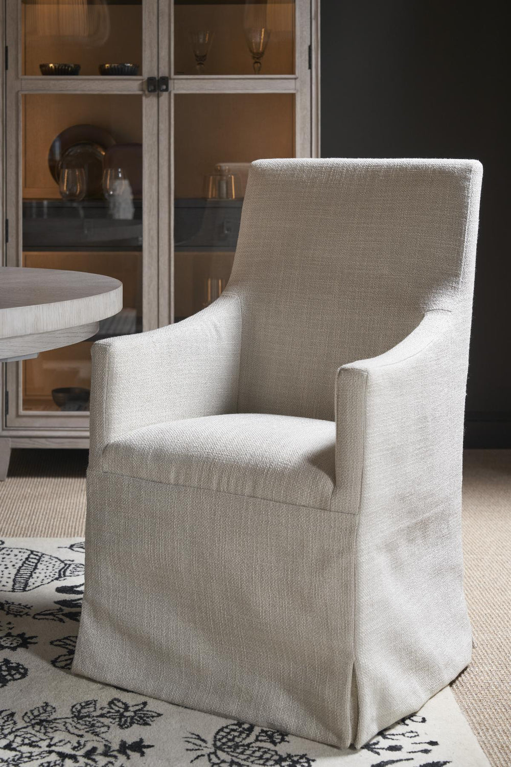 SwayLiving Coalesce Manning Slip Coverd Chair - Set of 2 DINING CHAIRS