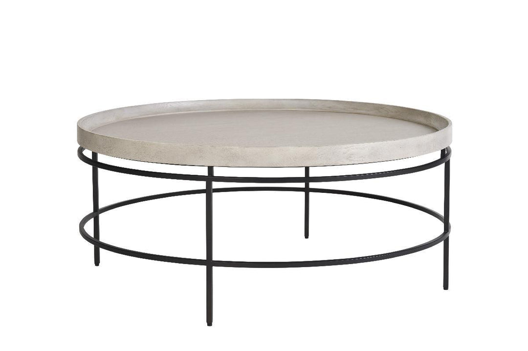 SwayLiving Coalesce Round Tray Top Cocktail Table COFFEE TABLES