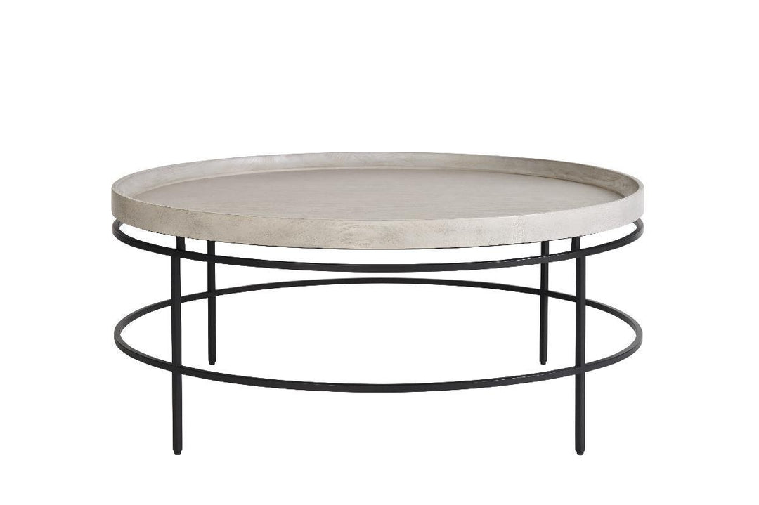 SwayLiving Coalesce Round Tray Top Cocktail Table COFFEE TABLES