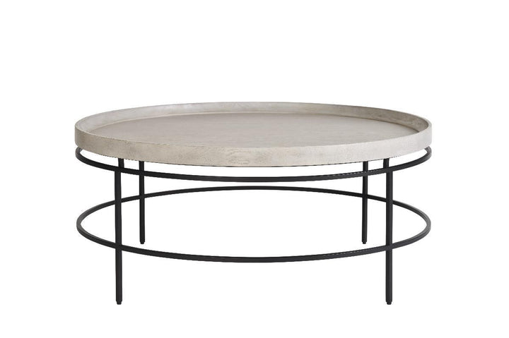 SwayLiving Coalesce Round Tray Top Cocktail Table COFFEE TABLES