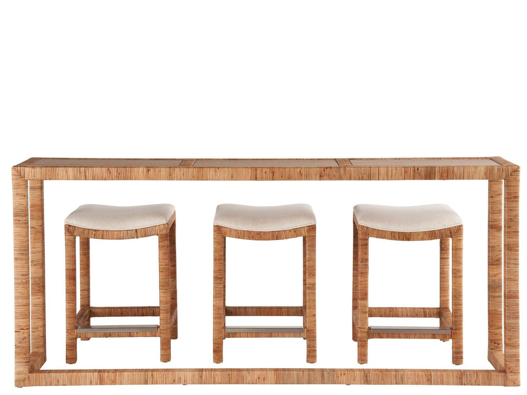 SwayLiving Weekender Sandbar Console with Stools CONSOLE TABLES