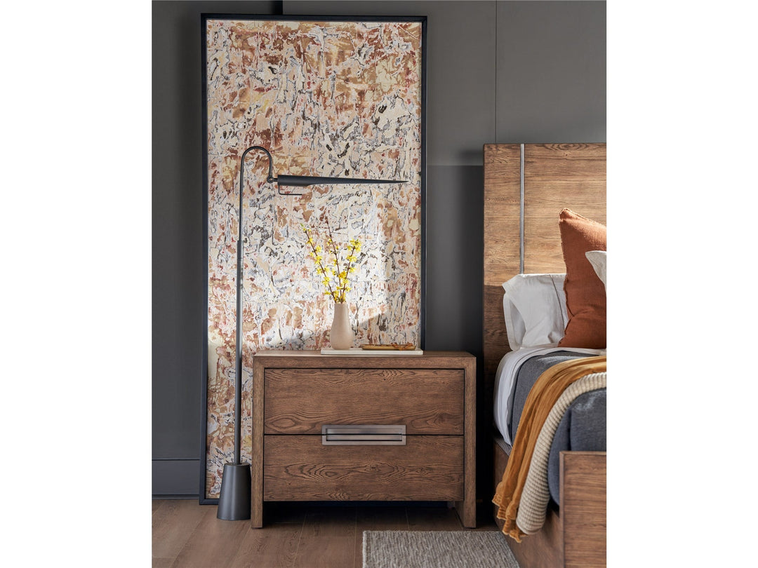 SwayLiving SwayLiving Atlas Drawer Nightstand Medium Brown Oak