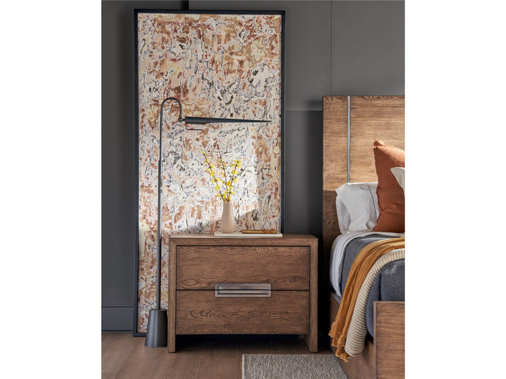 SwayLiving SwayLiving Atlas Drawer Nightstand Medium Brown Oak