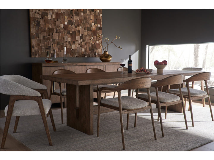 SwayLiving SwayLiving Eden Dining Table Medium Brown Oak