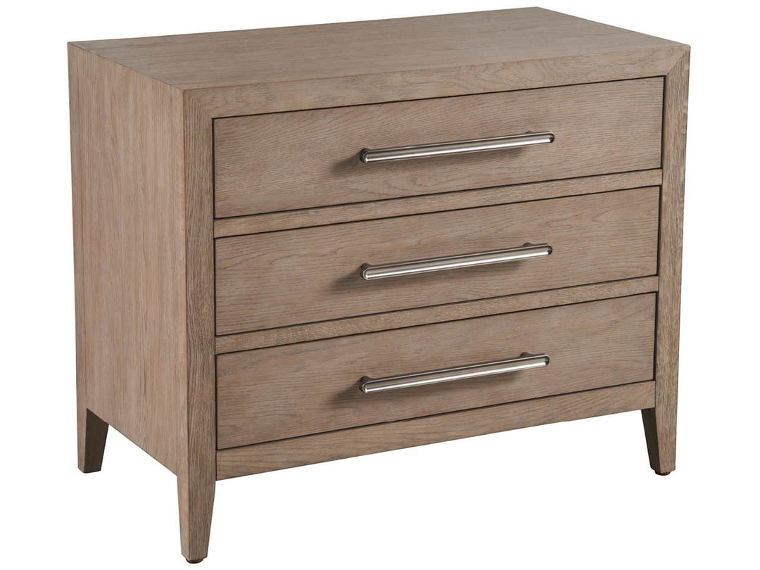 SwayLiving SwayLiving Cove Drawer Nightstand Gray Oak