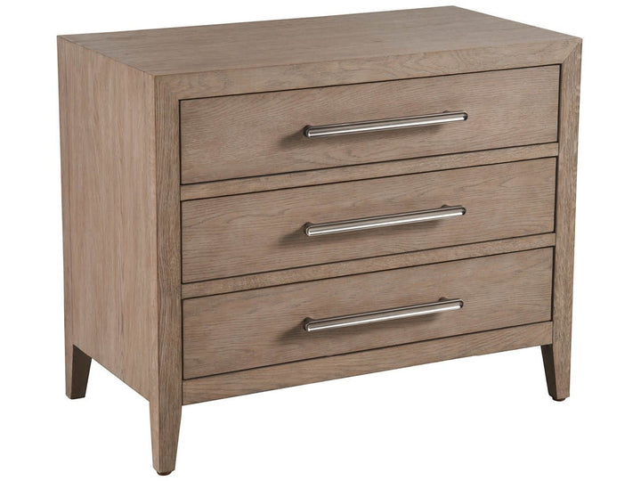 SwayLiving SwayLiving Cove Drawer Nightstand Gray Oak