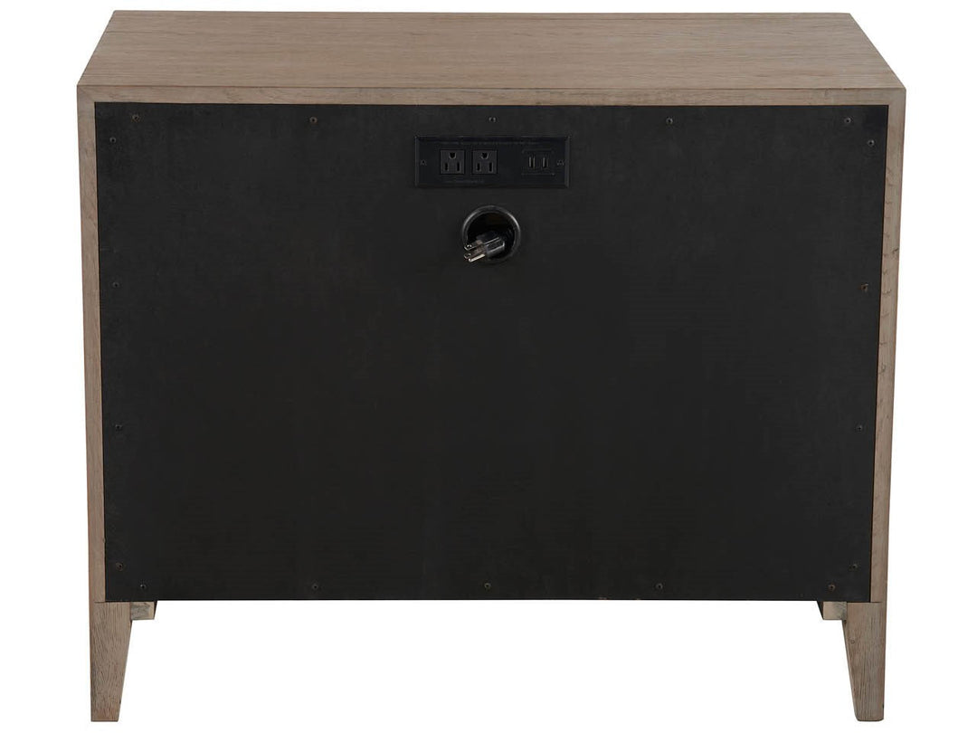 SwayLiving SwayLiving Cove Drawer Nightstand Gray Oak
