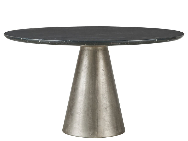 SwayLiving SwayLiving Slate Dining Table Black Merino/Antique Silver