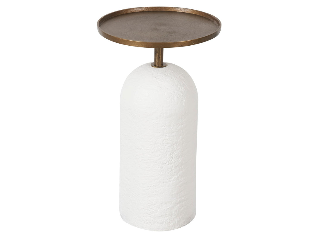 SwayLiving SwayLiving Sienna Martini Table Cast Aluminum/White Plaster