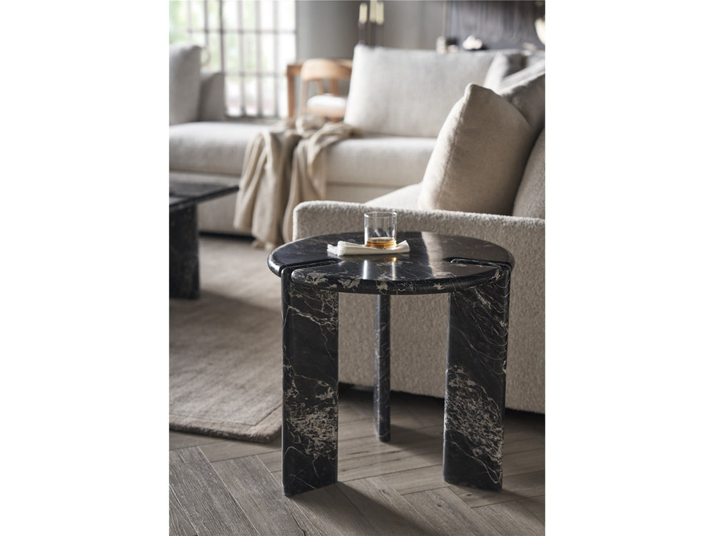SwayLiving SwayLiving Magnus End Table Golden Portoro Marble