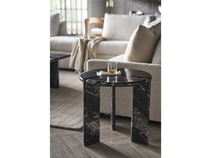 SwayLiving SwayLiving Magnus End Table Golden Portoro Marble