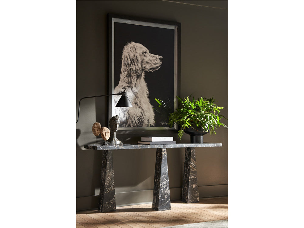 SwayLiving SwayLiving Spectrum Sofa Table Golden Portoro Marble