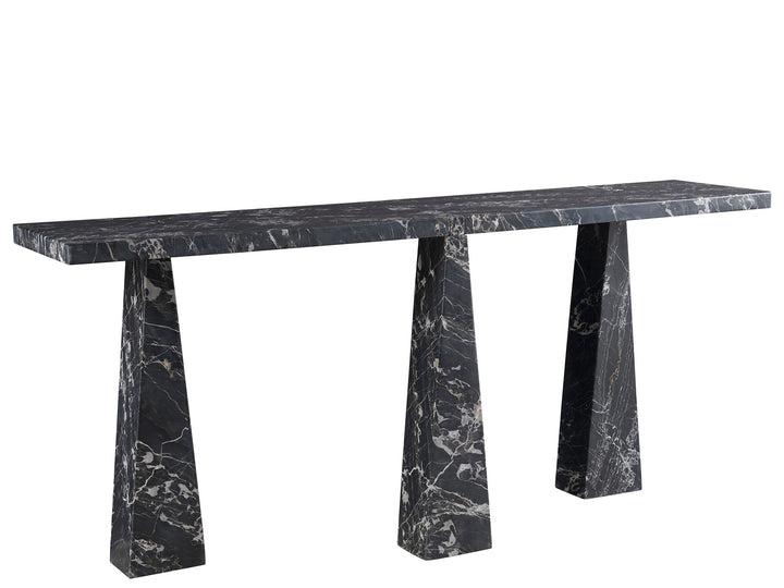 SwayLiving SwayLiving Spectrum Sofa Table Golden Portoro Marble