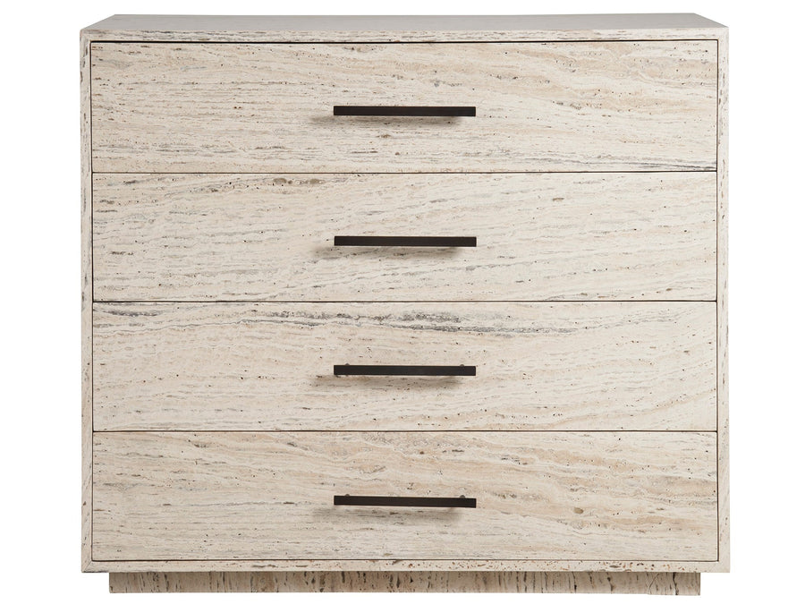 SwayLiving SwayLiving Dove Drawer Chest White Travertine